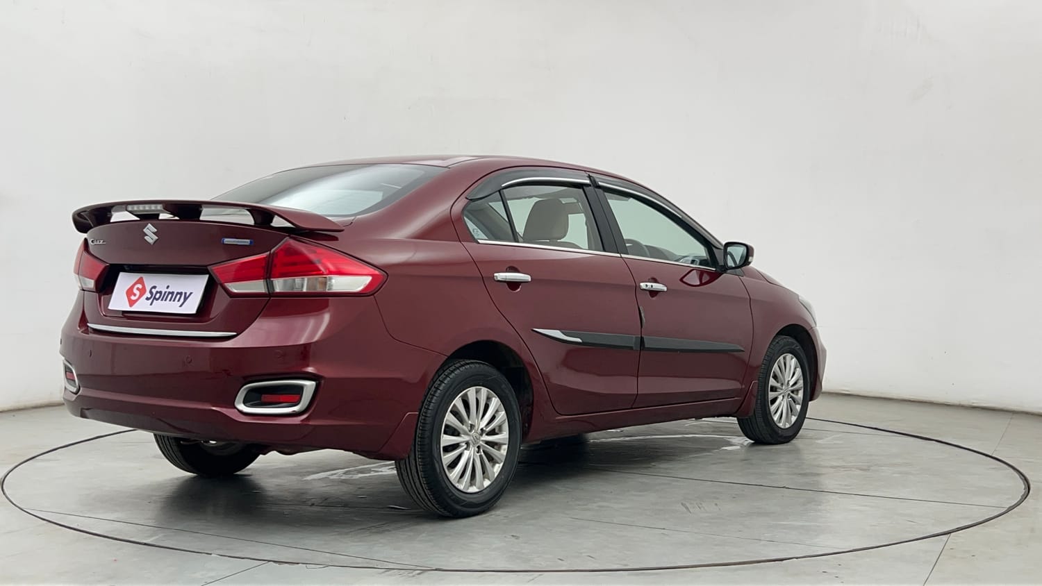 Used 2023 Maruti Suzuki Ciaz Zeta 1.5 Petrol Manual exterior RIGHT REAR CORNER VIEW