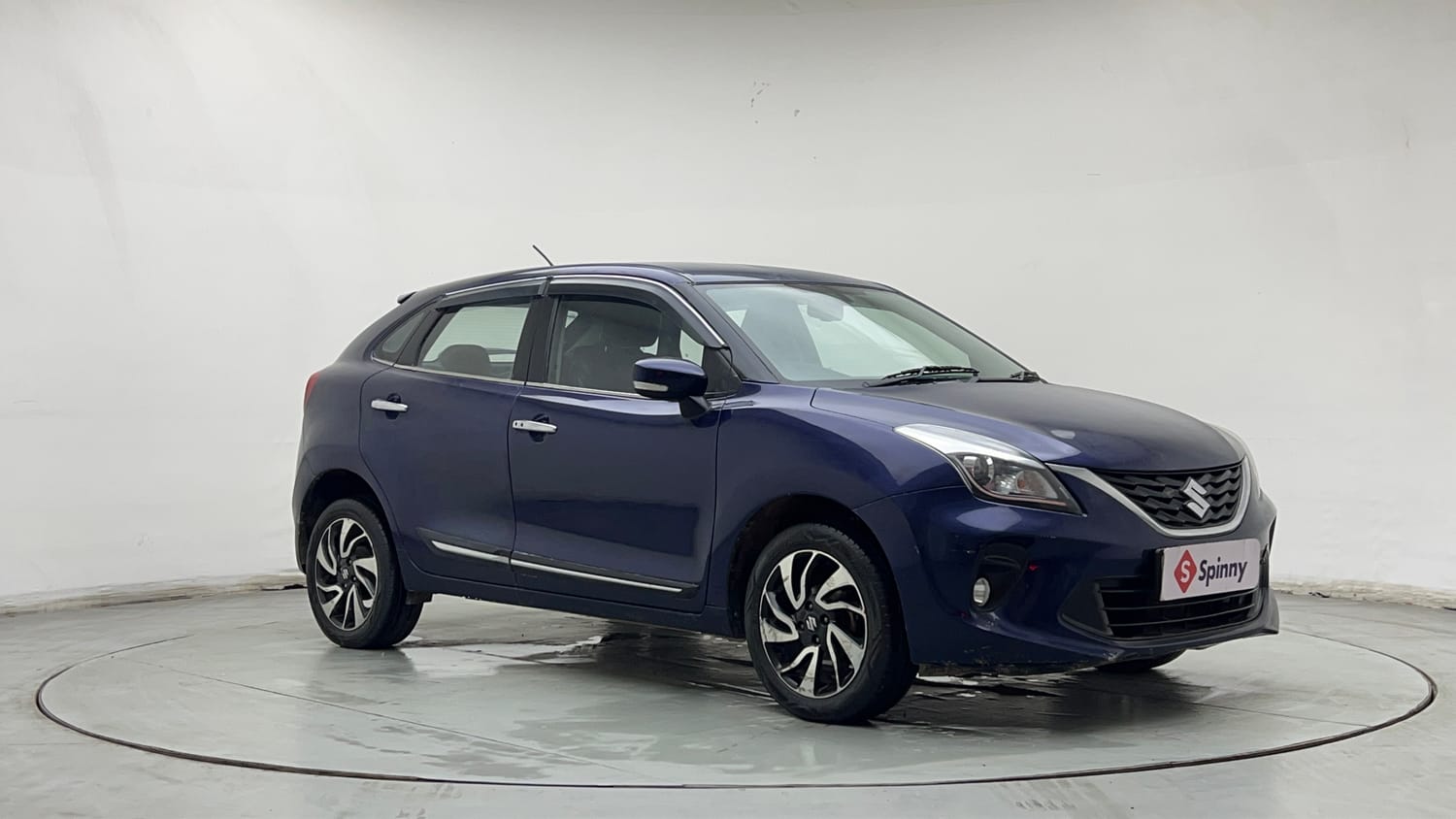 Used 2021 Maruti Suzuki Baleno Zeta Petrol Manual exterior RIGHT FRONT CORNER VIEW