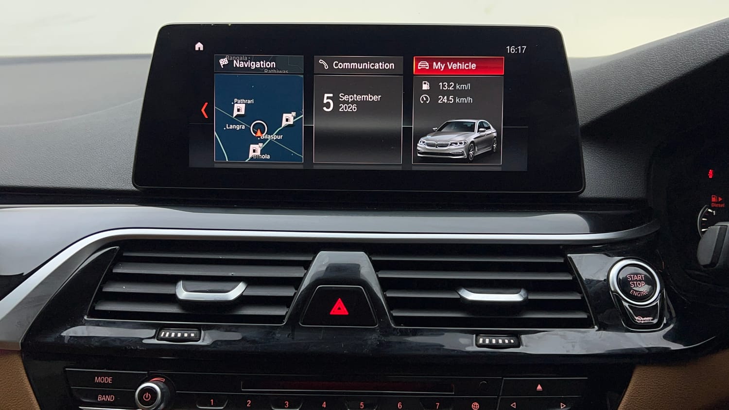 Used 2018 BMW 5 Series 520d Luxury Line Diesel Automatic top_features Integrated (in-dash) music system