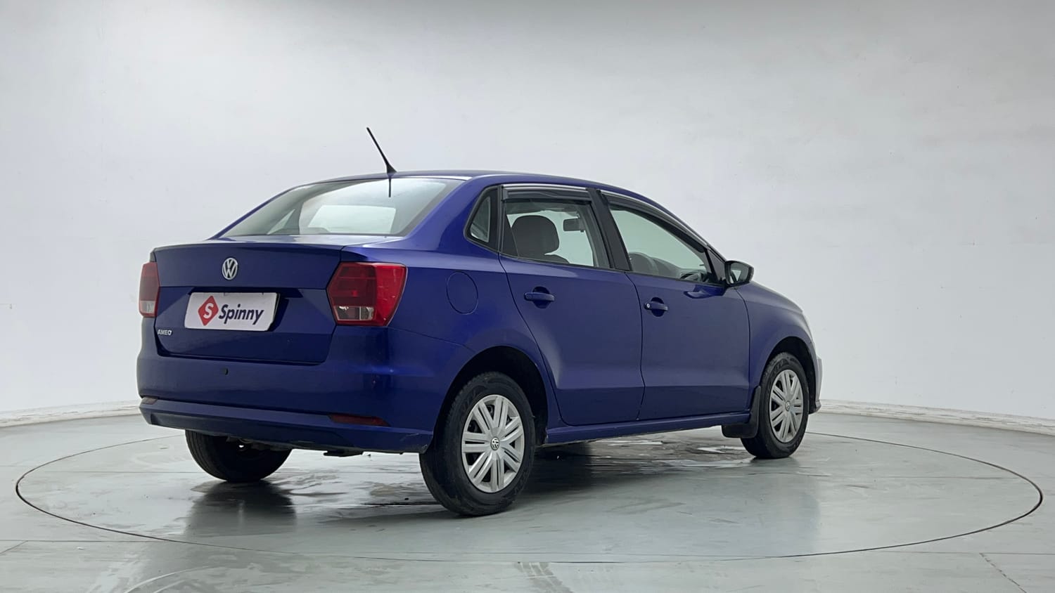 Used 2019 Volkswagen Ameo Trendline 1.0L (P) Petrol Manual exterior RIGHT REAR CORNER VIEW