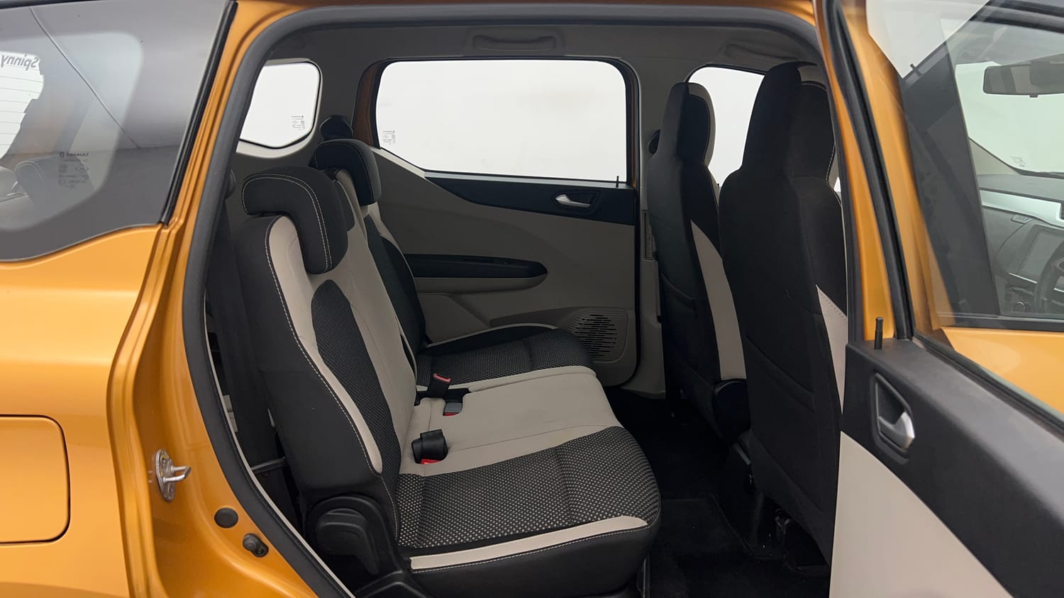Used 2022 Renault Triber RXZ EASY-R AMT Dual Tone Petrol Automatic interior RIGHT SIDE REAR DOOR CABIN VIEW