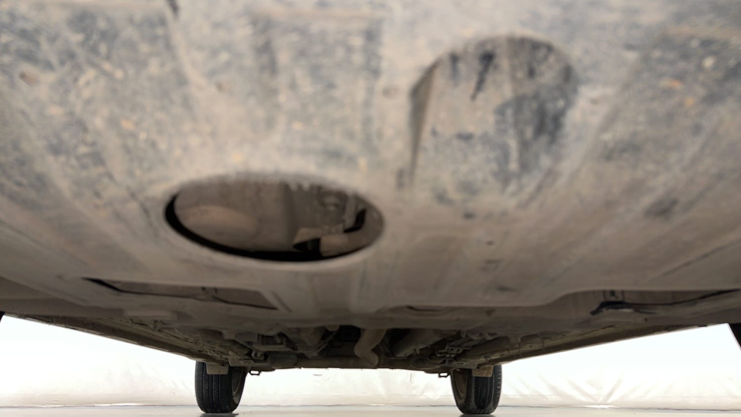 Used 2022 Kia Carens Luxury Plus 1.5 Diesel 6 STR Diesel Automatic extra FRONT LEFT UNDERBODY VIEW
