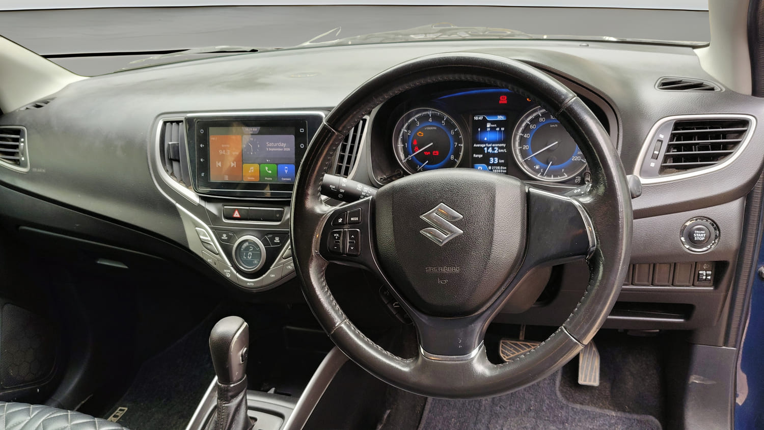 Used 2020 Maruti Suzuki Baleno Alpha Automatic Petrol Automatic interior STEERING VIEW
