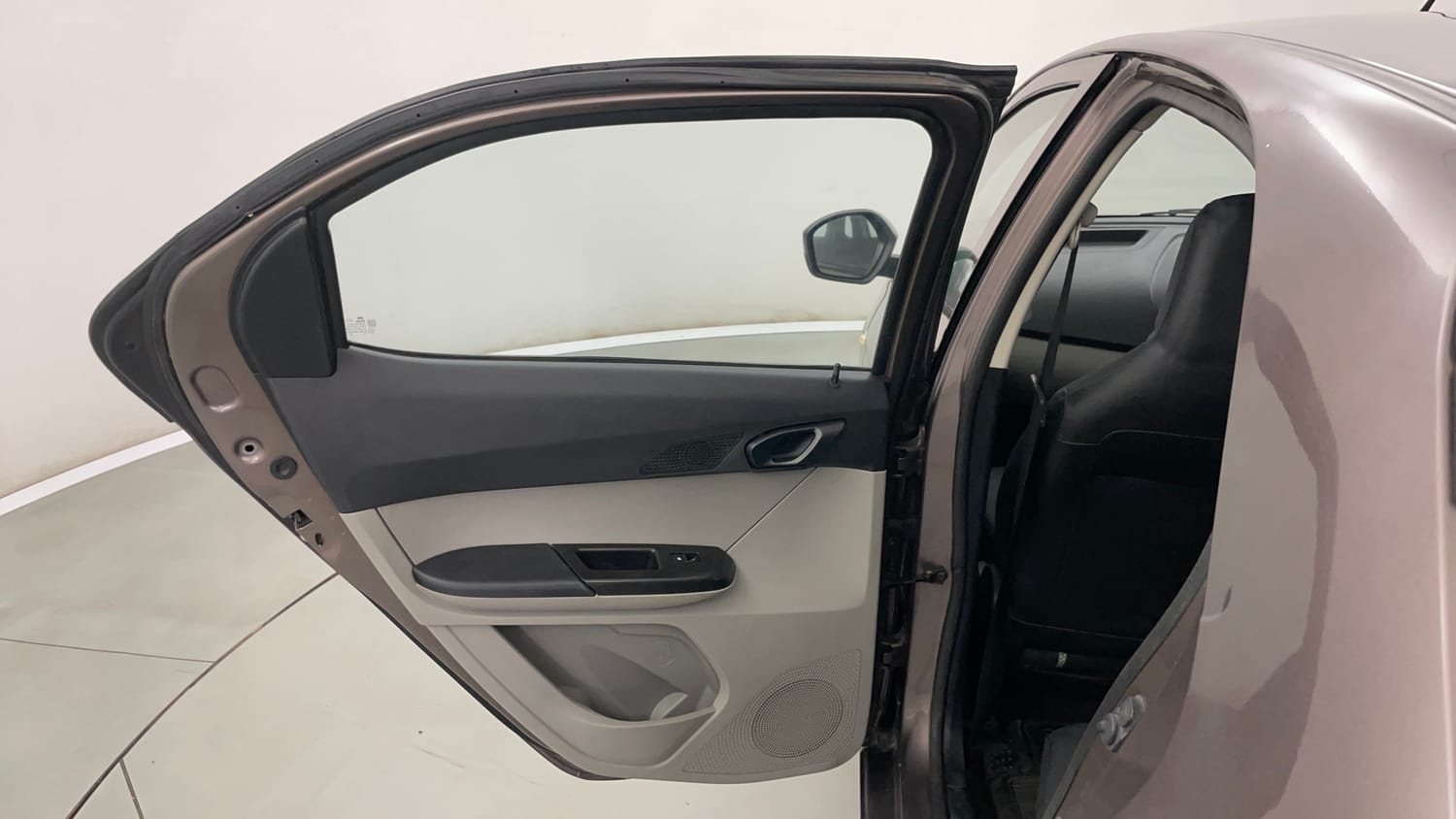 Used 2017 Tata Tiago Revotron XT Petrol Manual interior LEFT REAR DOOR OPEN VIEW