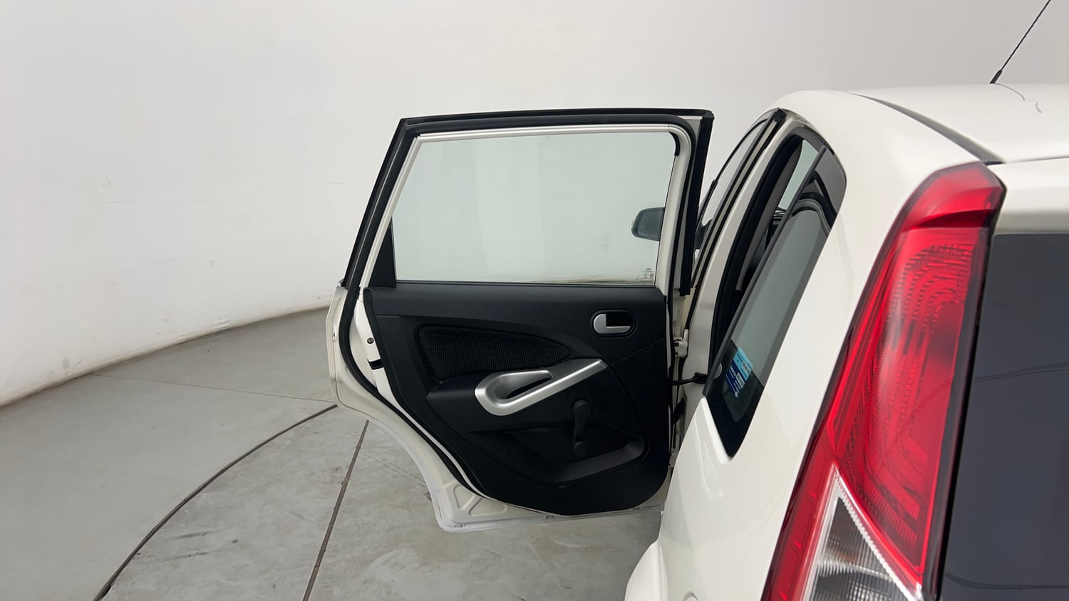 Used 2015 Ford Figo Duratec Petrol ZXI 1.2 Petrol Manual interior LEFT REAR DOOR OPEN VIEW