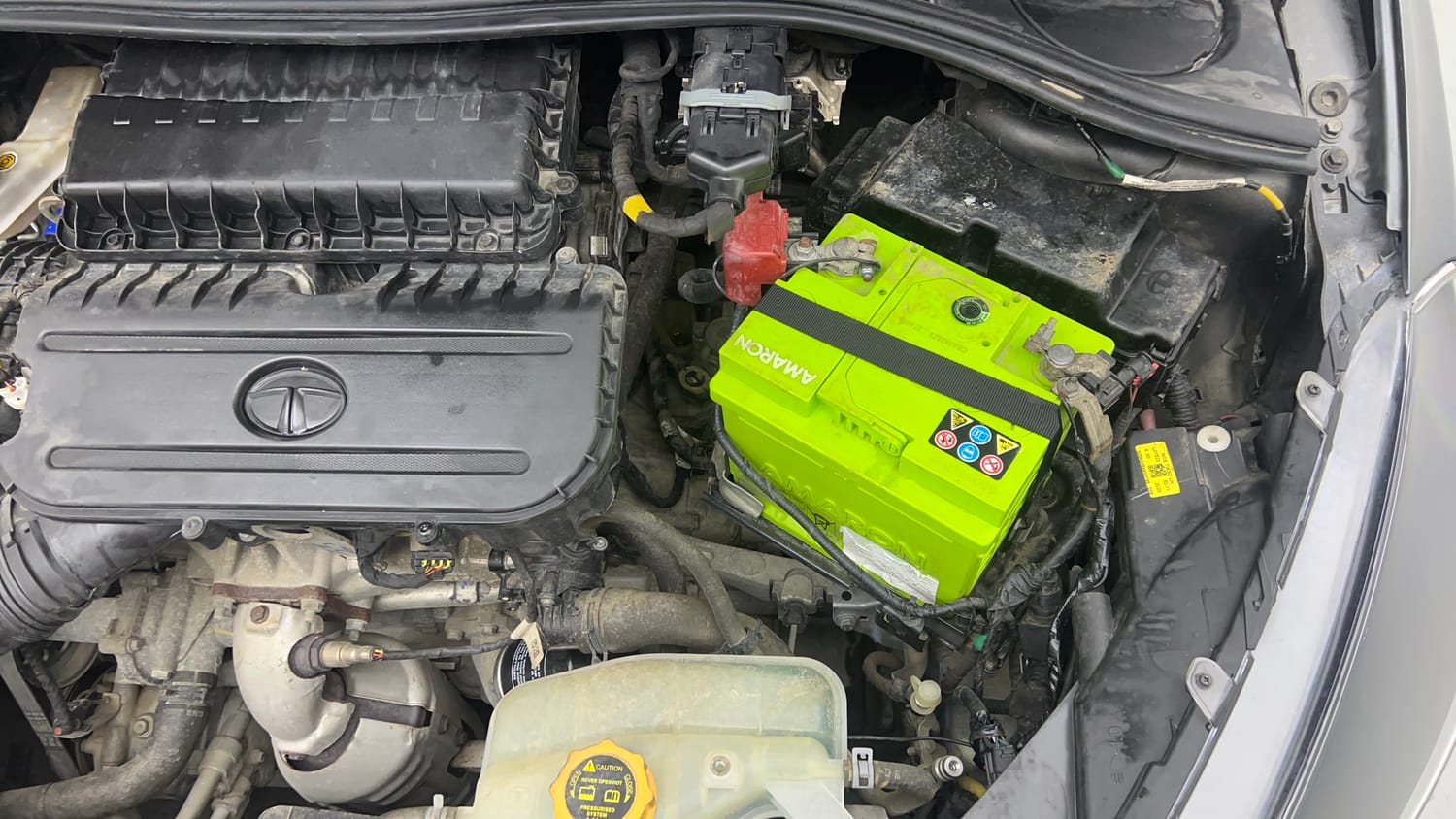 Used 2024 Tata Tiago XT Petrol Manual engine ENGINE LEFT SIDE VIEW