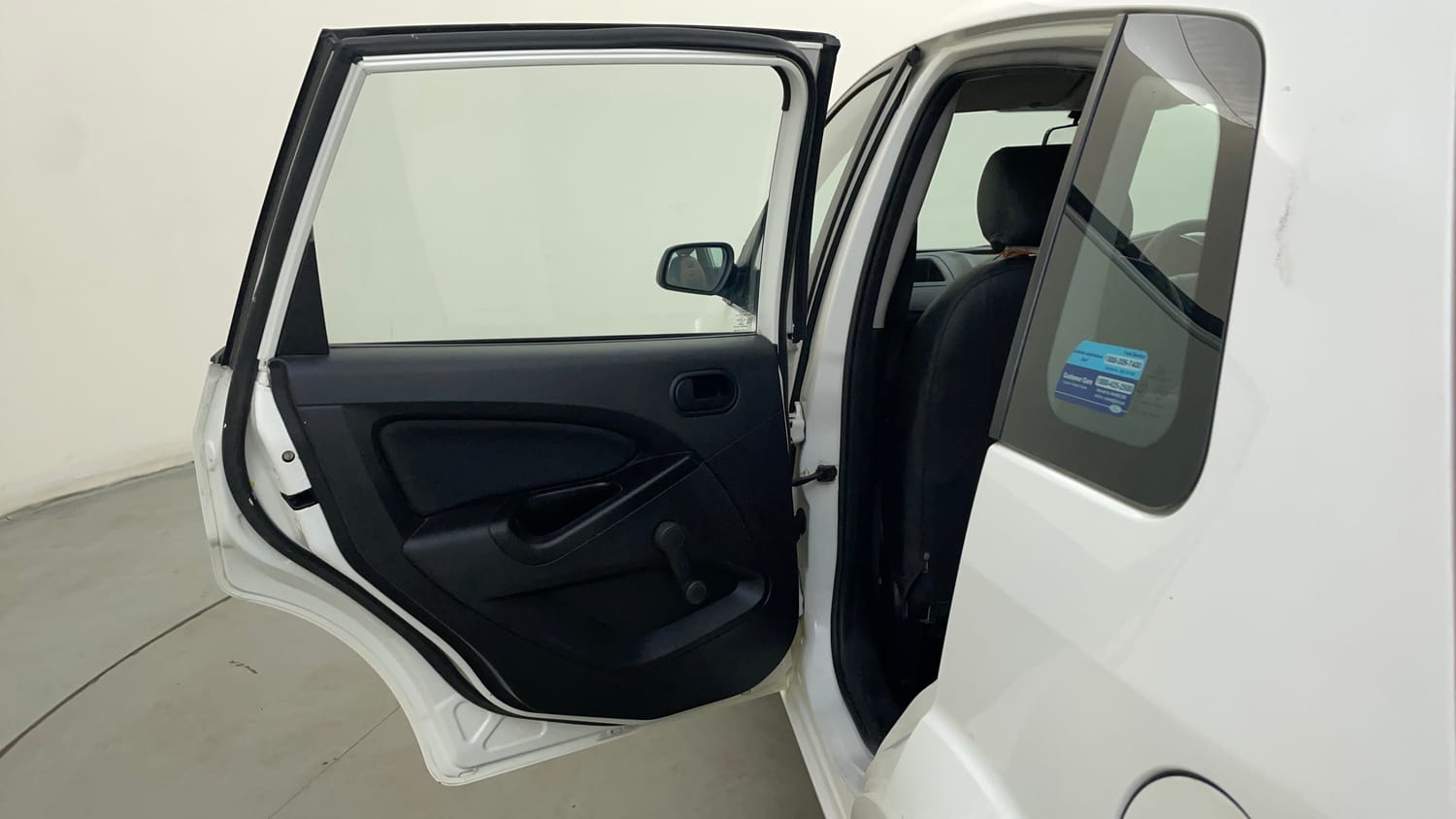 Used 2013 Ford Figo Duratec Petrol EXI 1.2 Petrol Manual interior LEFT REAR DOOR OPEN VIEW