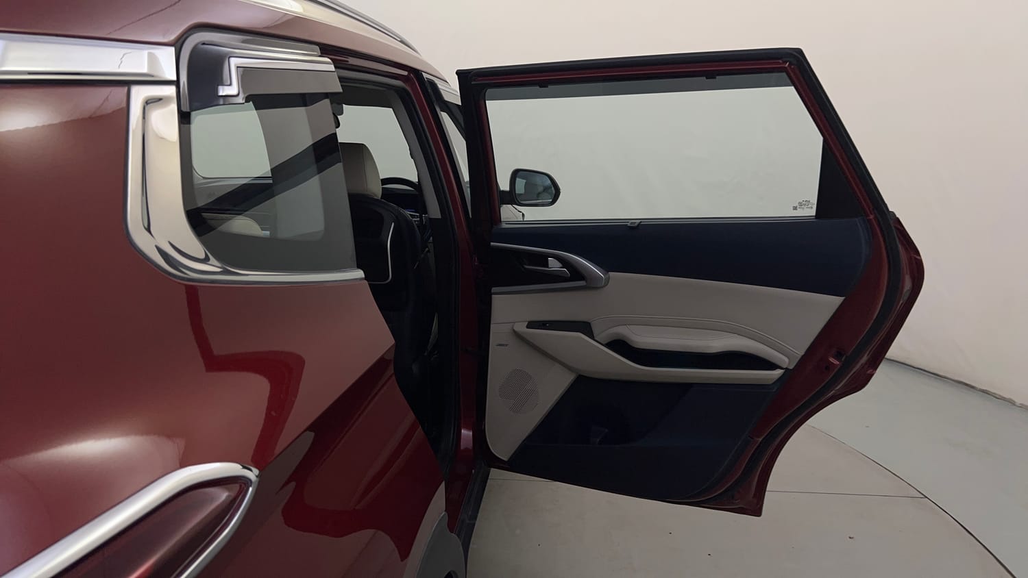Used 2022 Kia Carens Luxury Plus 1.5 Diesel 6 STR Diesel Automatic interior RIGHT REAR DOOR OPEN VIEW