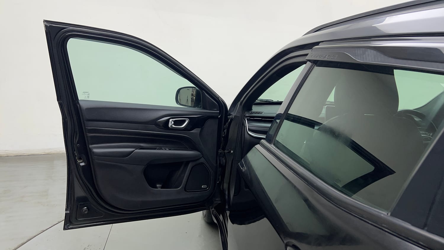 Used 2021 Jeep Compass Model S (O) Diesel 4x4 AT Diesel Automatic interior LEFT FRONT DOOR OPEN VIEW