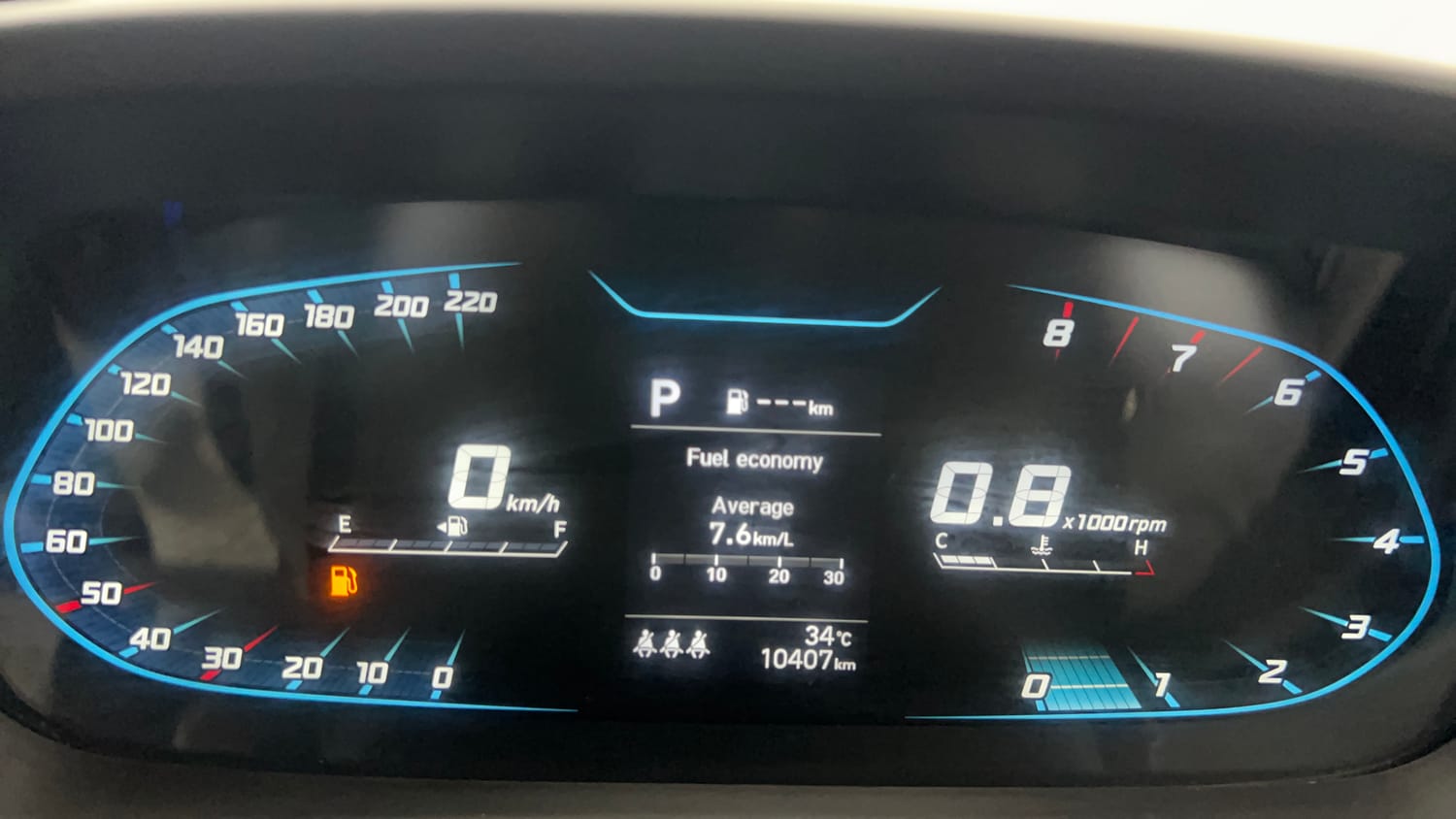 Used 2025 Hyundai i20 Sportz (O) 1.2 IVT Petrol Automatic interior CLUSTERMETER VIEW