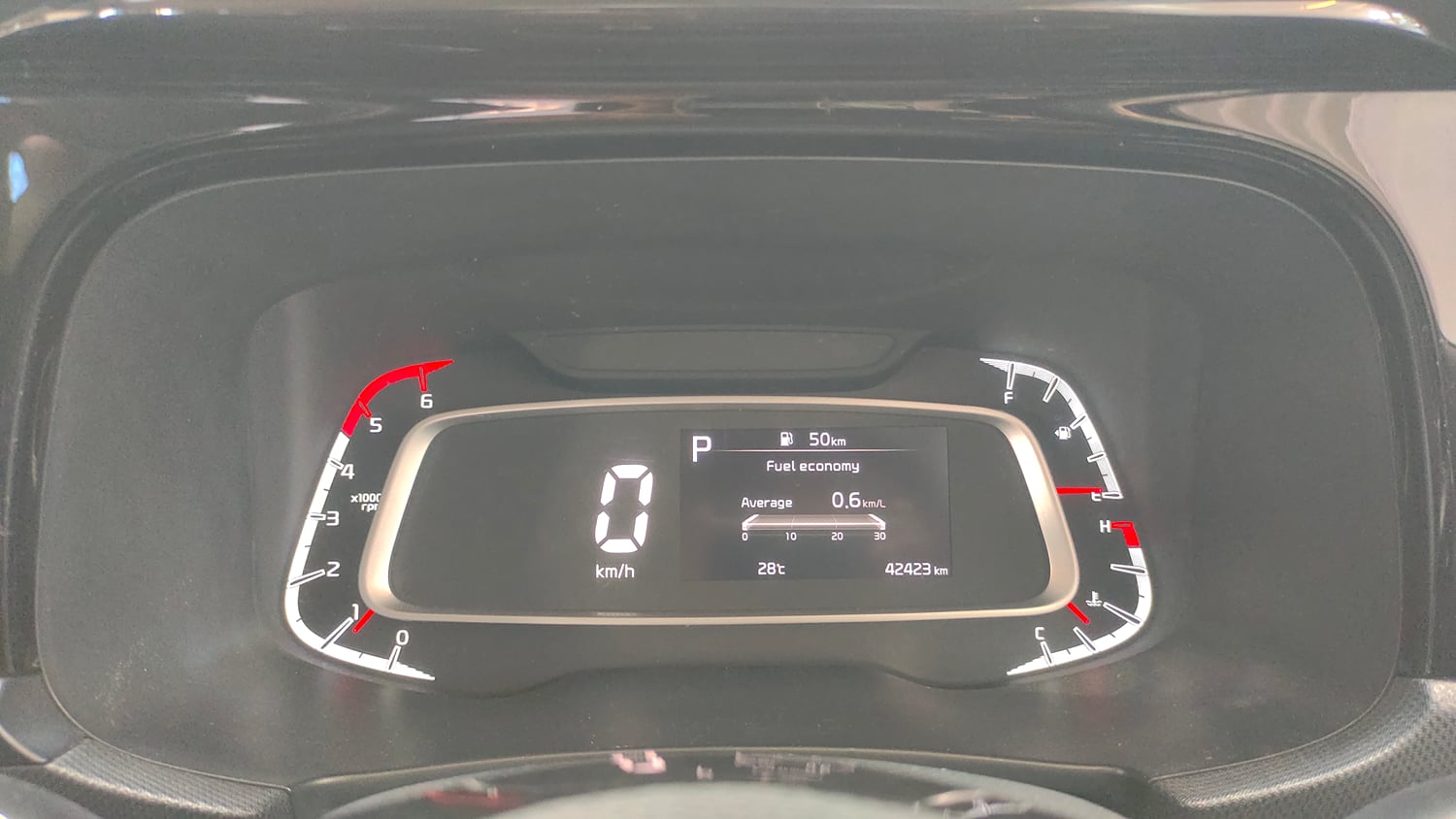 Used 2020 Kia Sonet GTX Plus 1.5 AT Diesel Automatic interior CLUSTERMETER VIEW