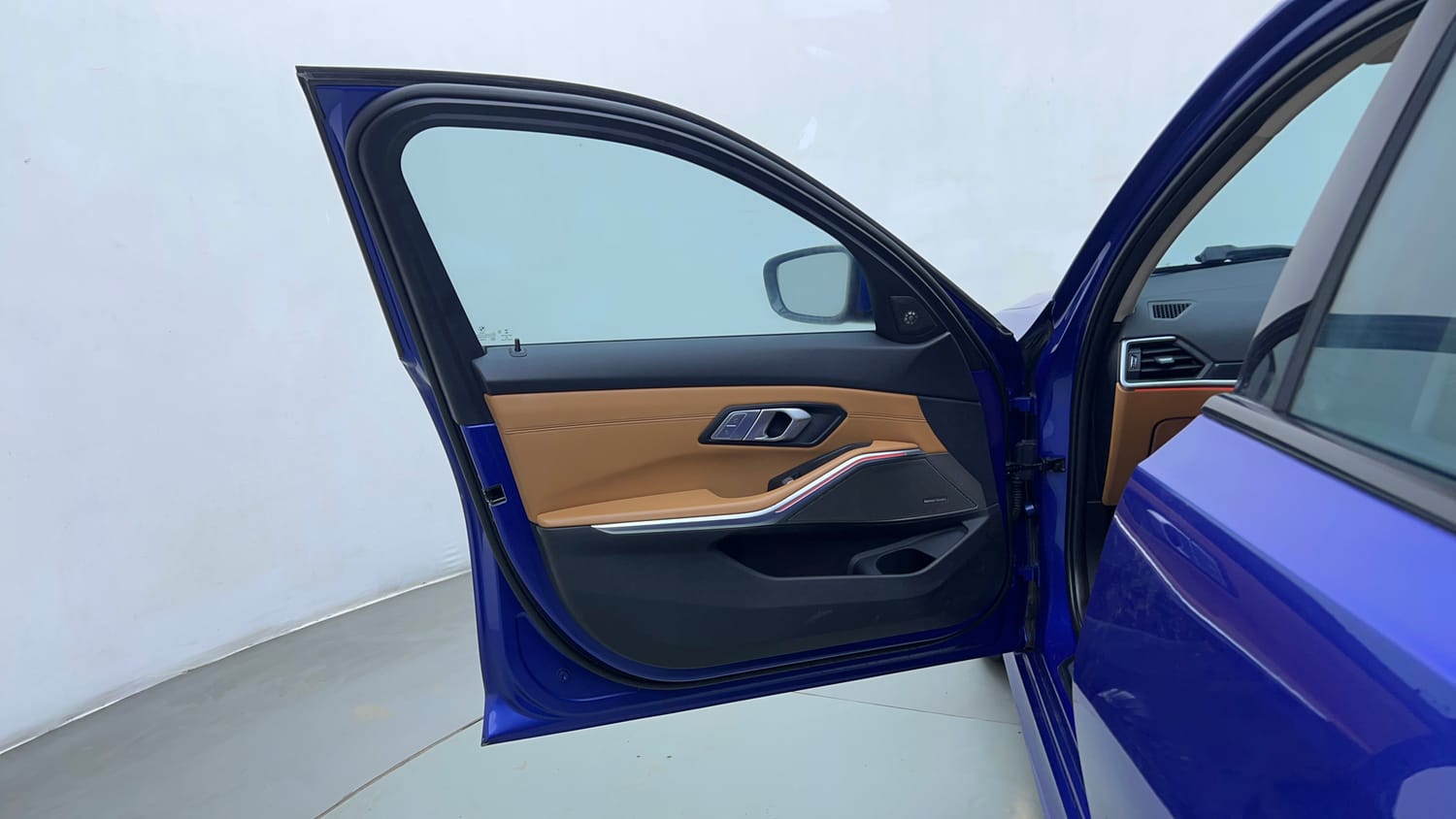 Used 2021 BMW 3 Series Gran Limousine 330Li M Sport First Edition Petrol Automatic interior LEFT FRONT DOOR OPEN VIEW