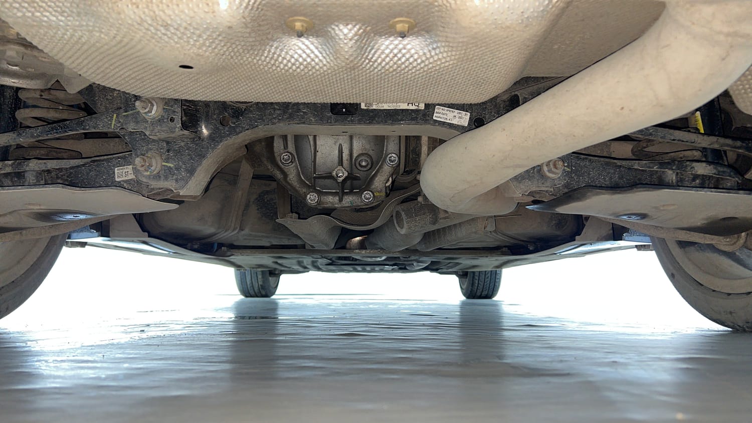 Used 2021 BMW 3 Series Gran Limousine 330Li M Sport First Edition Petrol Automatic extra REAR UNDERBODY VIEW (TAKEN FROM REAR)