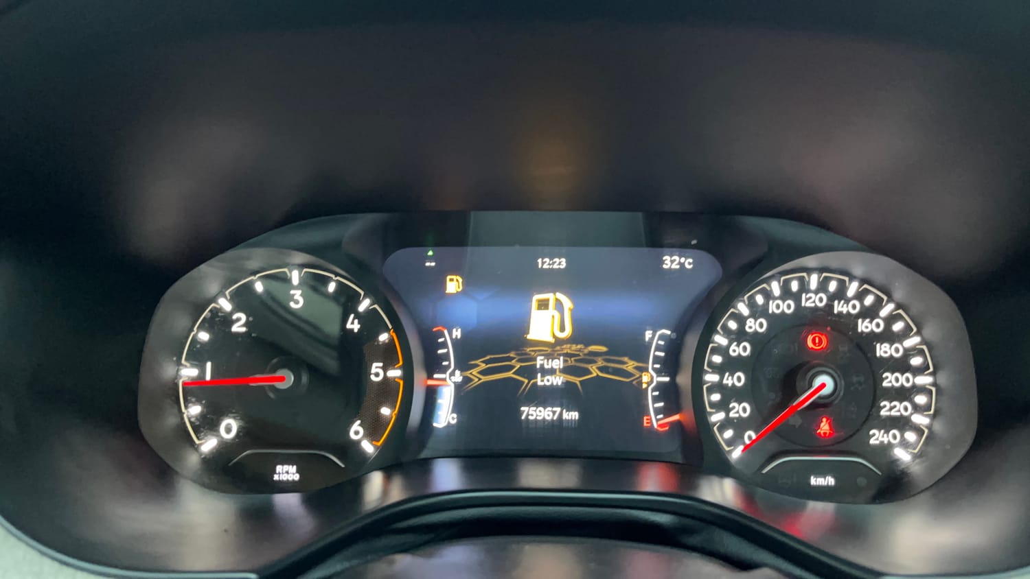 Used 2021 Jeep Compass Longitude (O) 2.0 Diesel Diesel Manual interior CLUSTERMETER VIEW