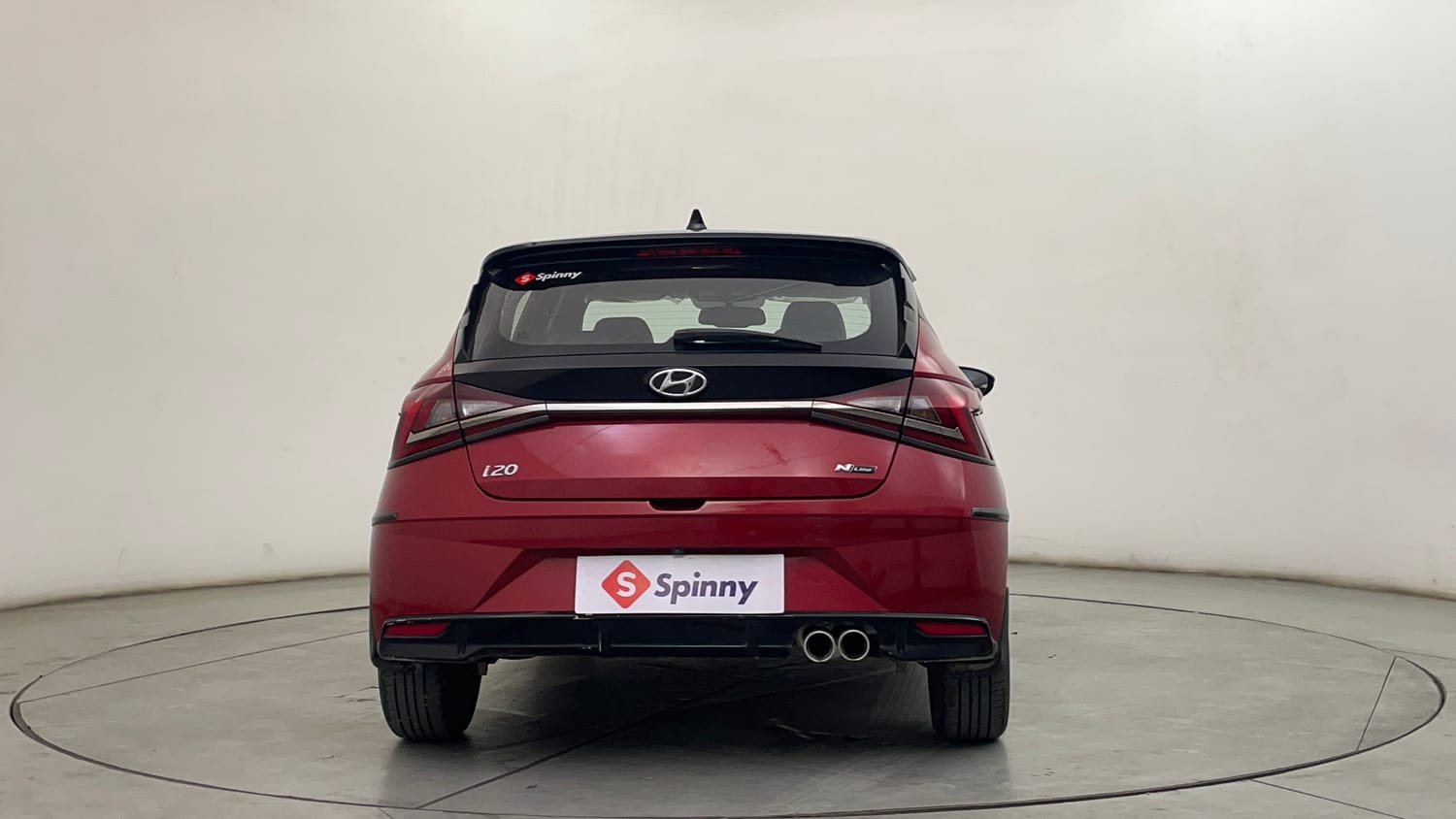 Used 2022 Hyundai i20 N Line N8 1.0 Turbo DCT Dual Tone Petrol Automatic exterior BACK VIEW