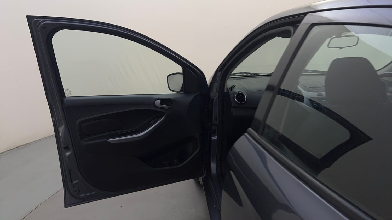 Used 2016 Ford Figo Trend 1.2 Ti-VCT Petrol Manual interior LEFT FRONT DOOR OPEN VIEW