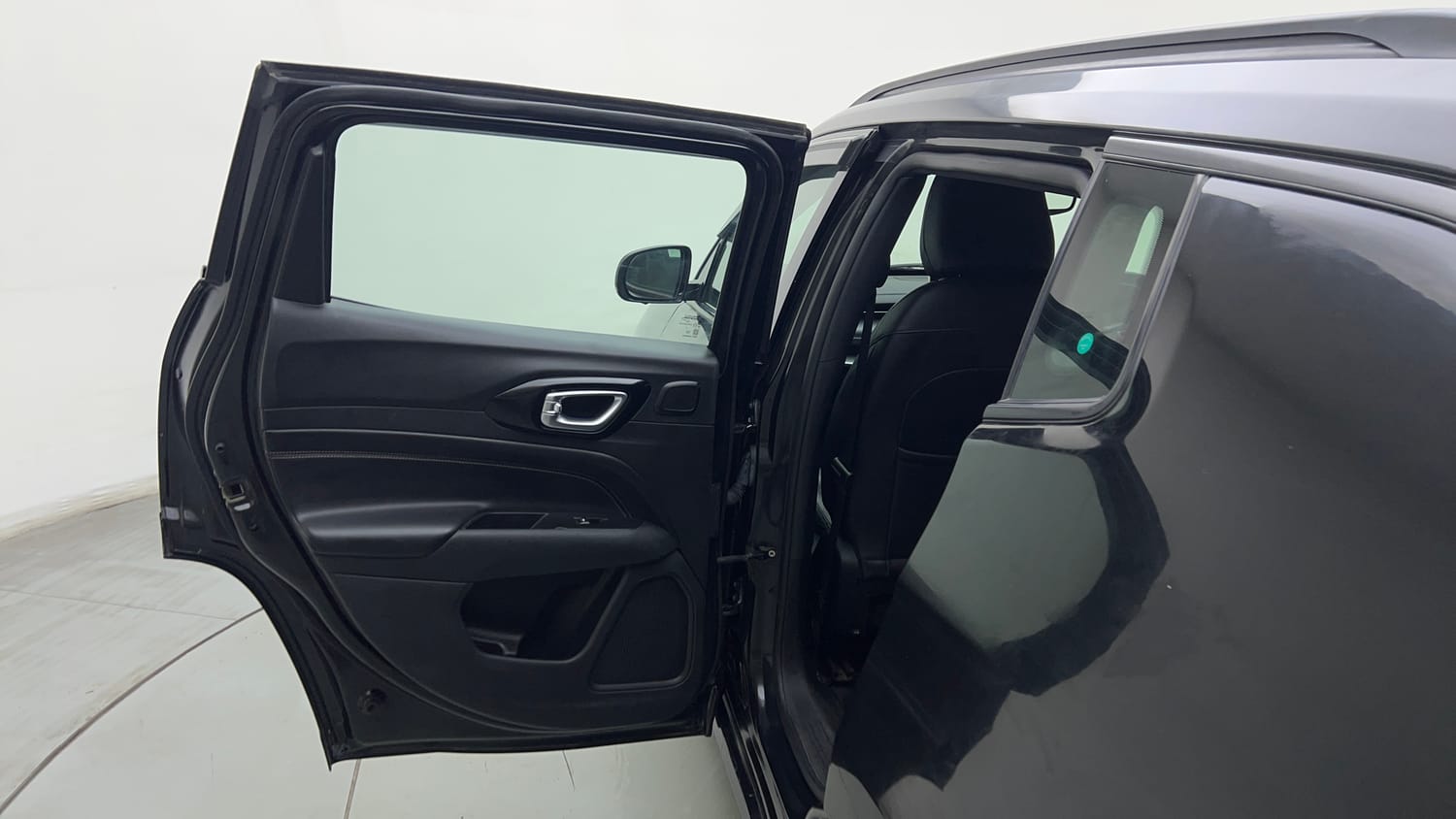 Used 2021 Jeep Compass Model S (O) Diesel 4x4 AT Diesel Automatic interior LEFT REAR DOOR OPEN VIEW