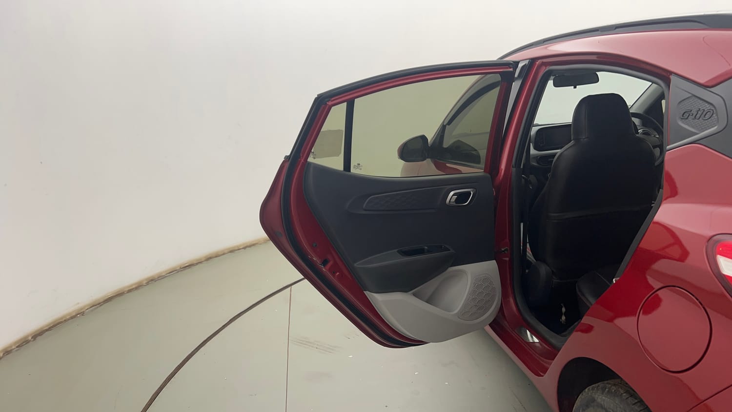 Used 2022 Hyundai Grand i10 Nios Sportz AMT 1.2 Kappa VTVT Petrol Automatic interior LEFT REAR DOOR OPEN VIEW