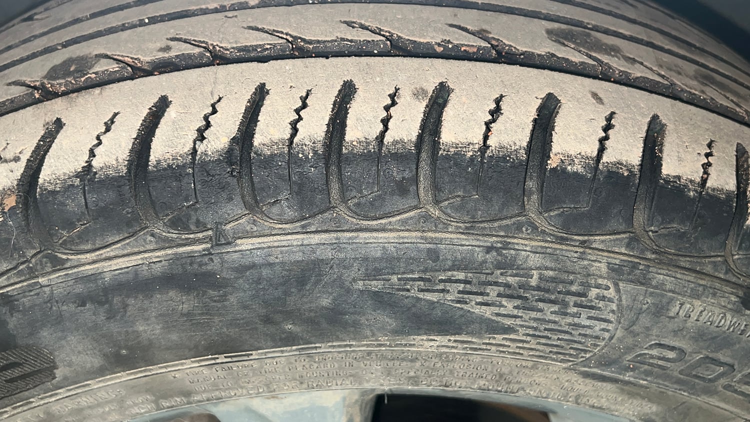 Used 2019 Ford EcoSport Titanium 1.5L Ti-VCT Petrol Manual tyres LEFT FRONT TYRE TREAD VIEW