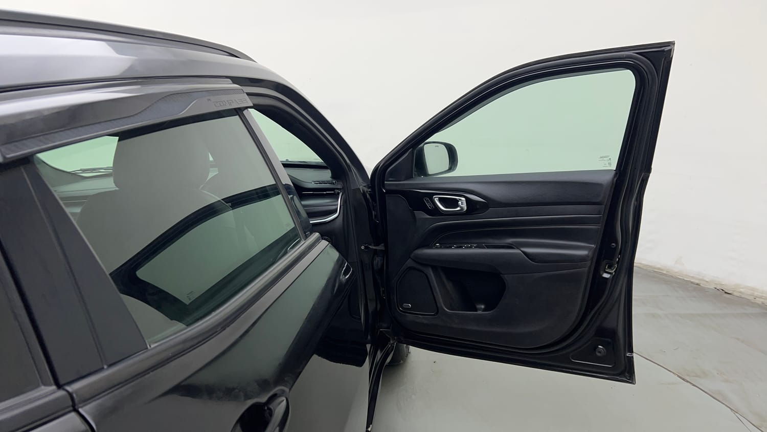 Used 2021 Jeep Compass Model S (O) Diesel 4x4 AT Diesel Automatic interior RIGHT FRONT DOOR OPEN VIEW