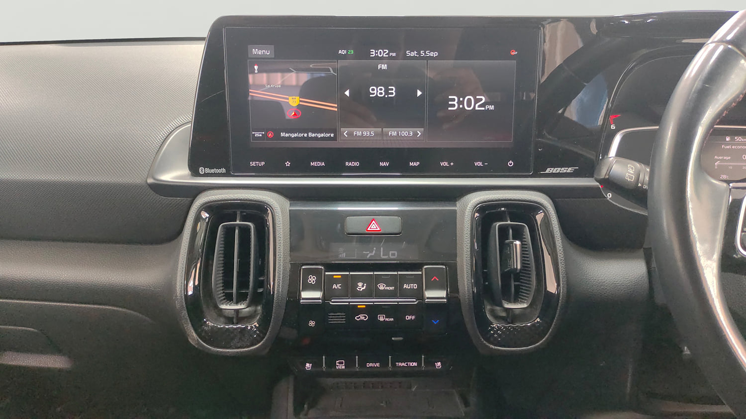 Used 2020 Kia Sonet GTX Plus 1.5 AT Diesel Automatic interior MUSIC SYSTEM & AC CONTROL VIEW