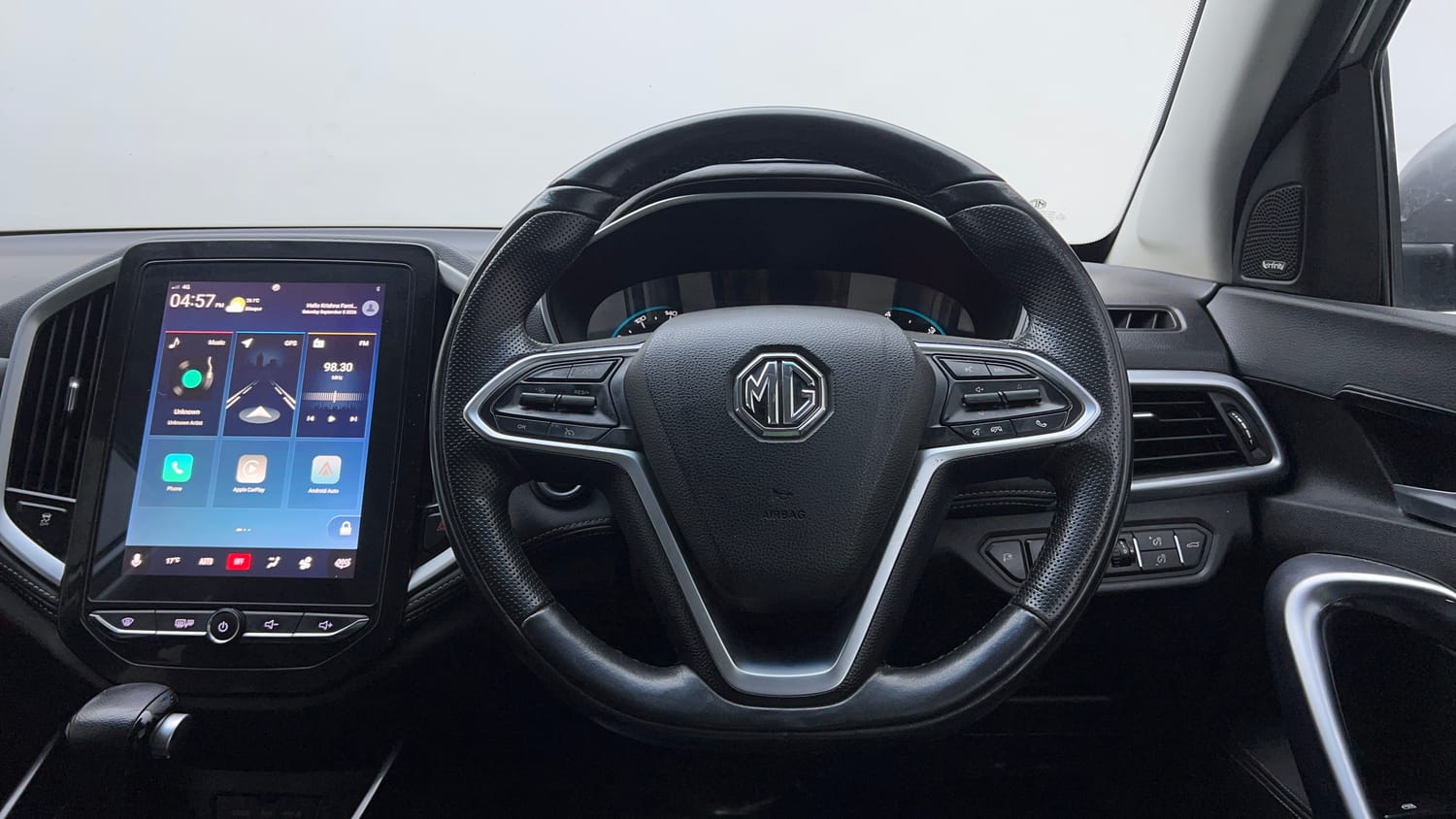 Used 2020 MG Motors Hector Sharp 1.5 DCT Petrol Petrol Automatic interior STEERING VIEW