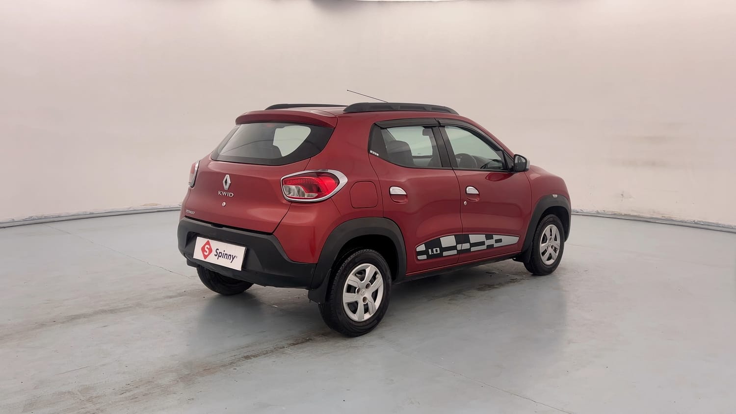 Used 2018 Renault Kwid RXT (O) 1.0 SCE Edition Petrol Manual exterior RIGHT REAR CORNER VIEW