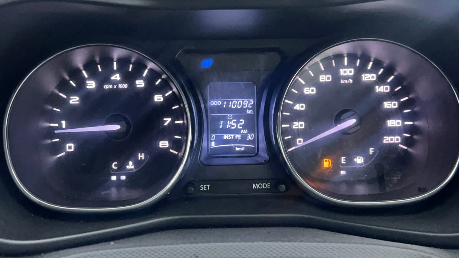 Used 2018 Tata Nexon XZ Plus Petrol Manual interior CLUSTERMETER VIEW