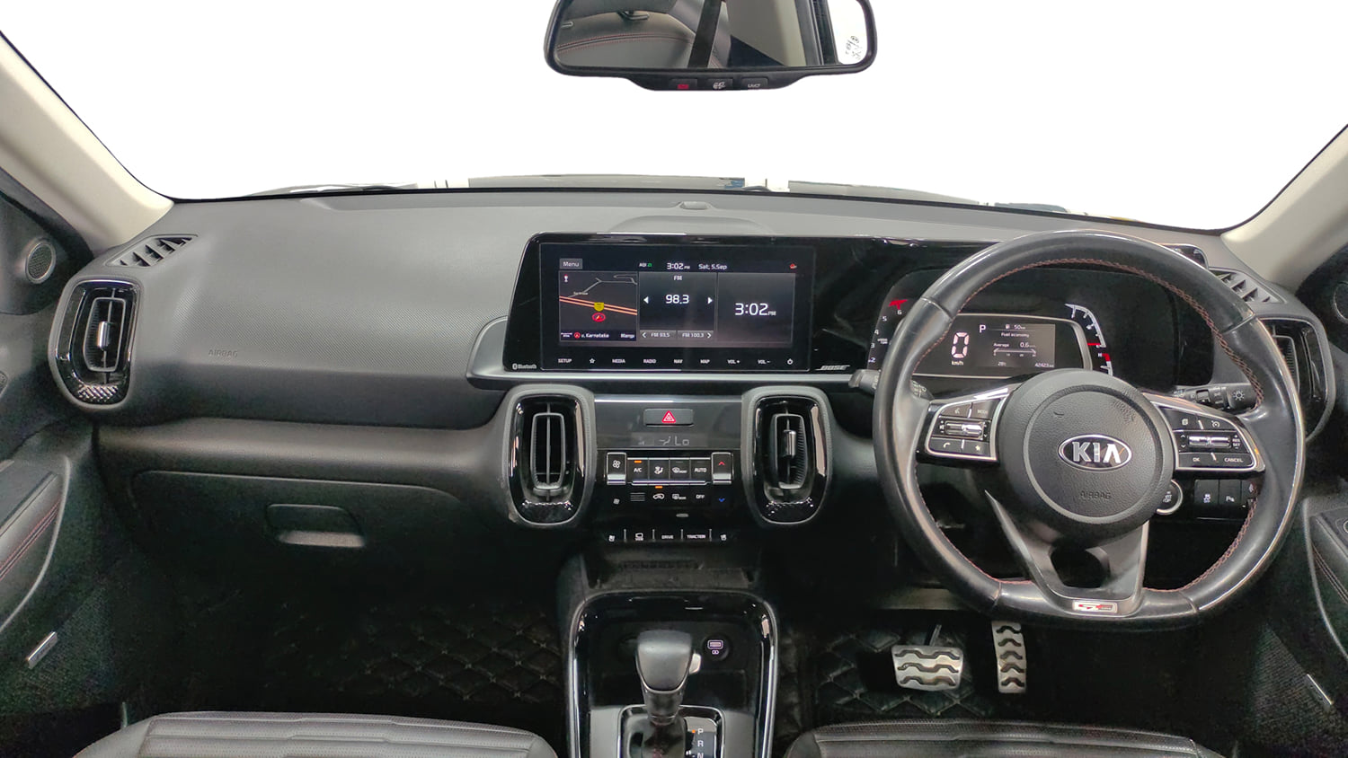 Used 2020 Kia Sonet GTX Plus 1.5 AT Diesel Automatic interior DASHBOARD VIEW