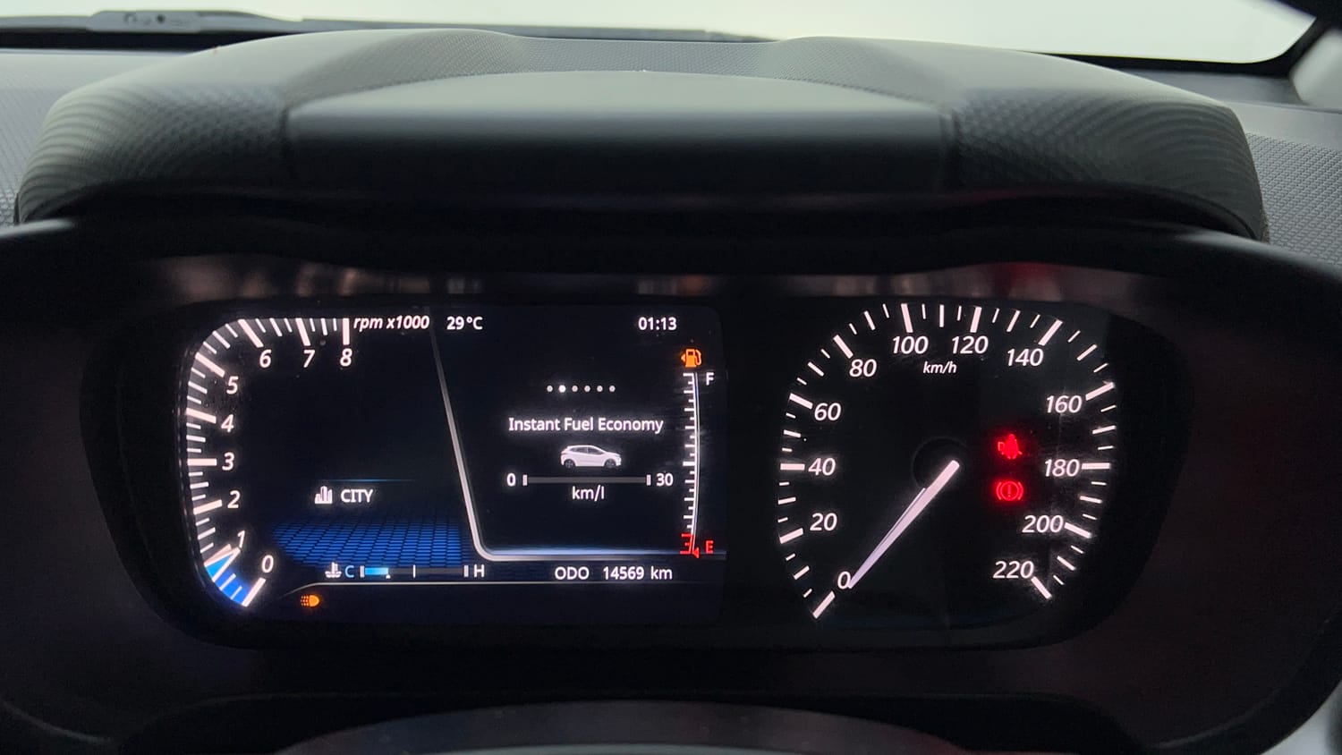 Used 2020 Tata Altroz XZ Petrol Petrol Manual interior CLUSTERMETER VIEW