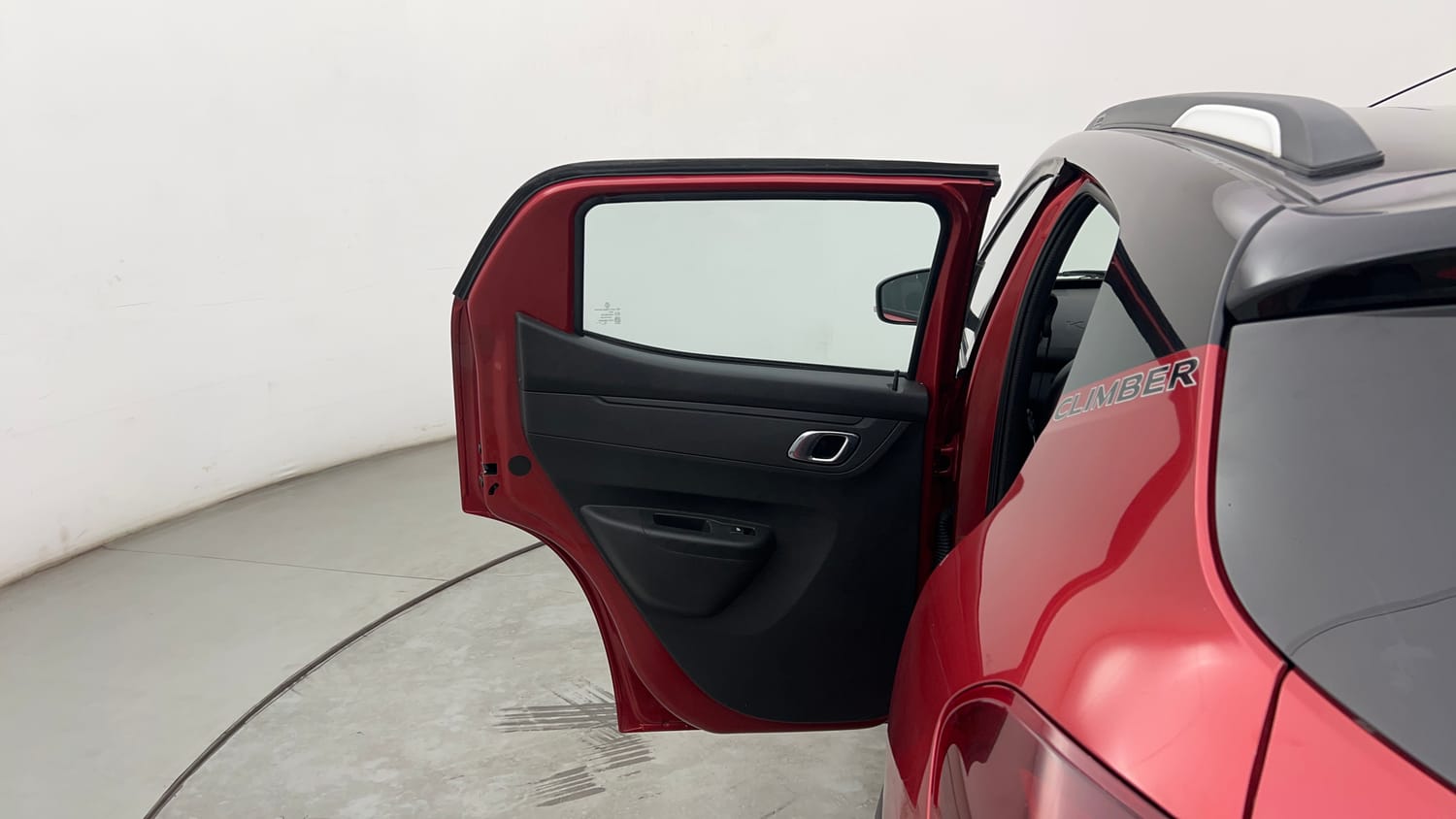 Used 2024 Renault Kwid CLIMBER 1.0 AMT Petrol Automatic interior LEFT REAR DOOR OPEN VIEW