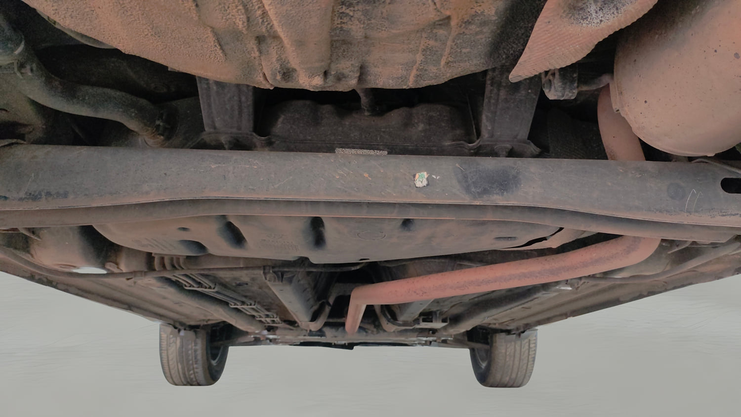 Used 2020 Kia Sonet GTX Plus 1.5 AT Diesel Automatic extra REAR UNDERBODY VIEW (TAKEN FROM REAR)
