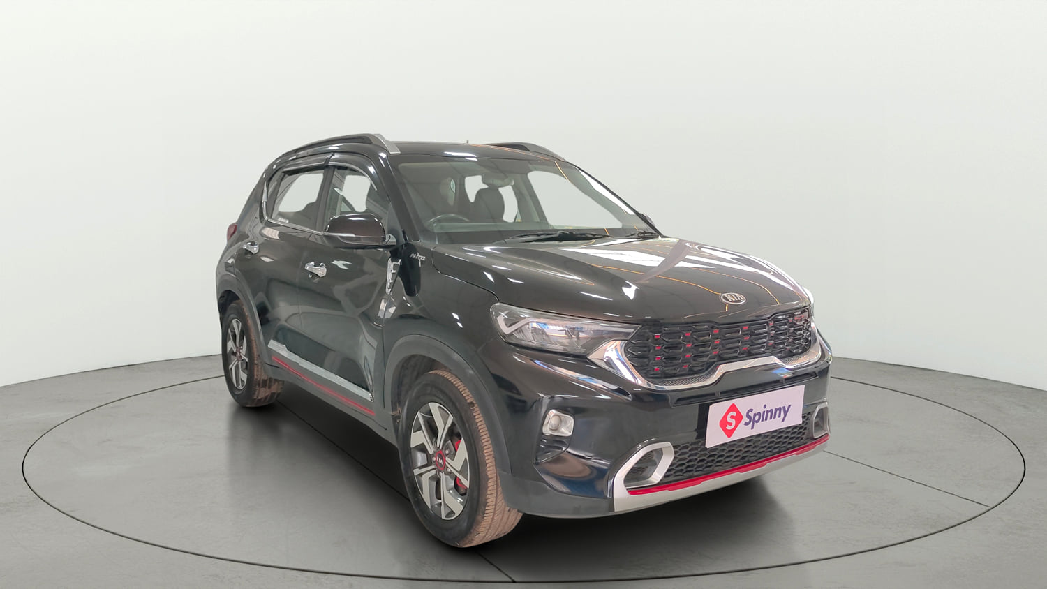 Used 2020 Kia Sonet GTX Plus 1.5 AT Diesel Automatic exterior RIGHT FRONT CORNER VIEW