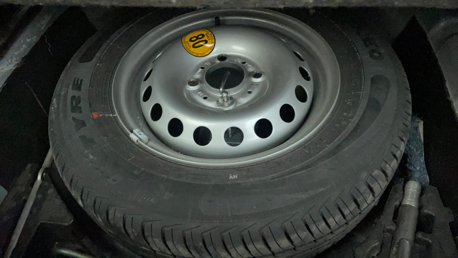 Used 2023 Tata Tigor XZ CNG Cng Manual tyres SPARE TYRE VIEW
