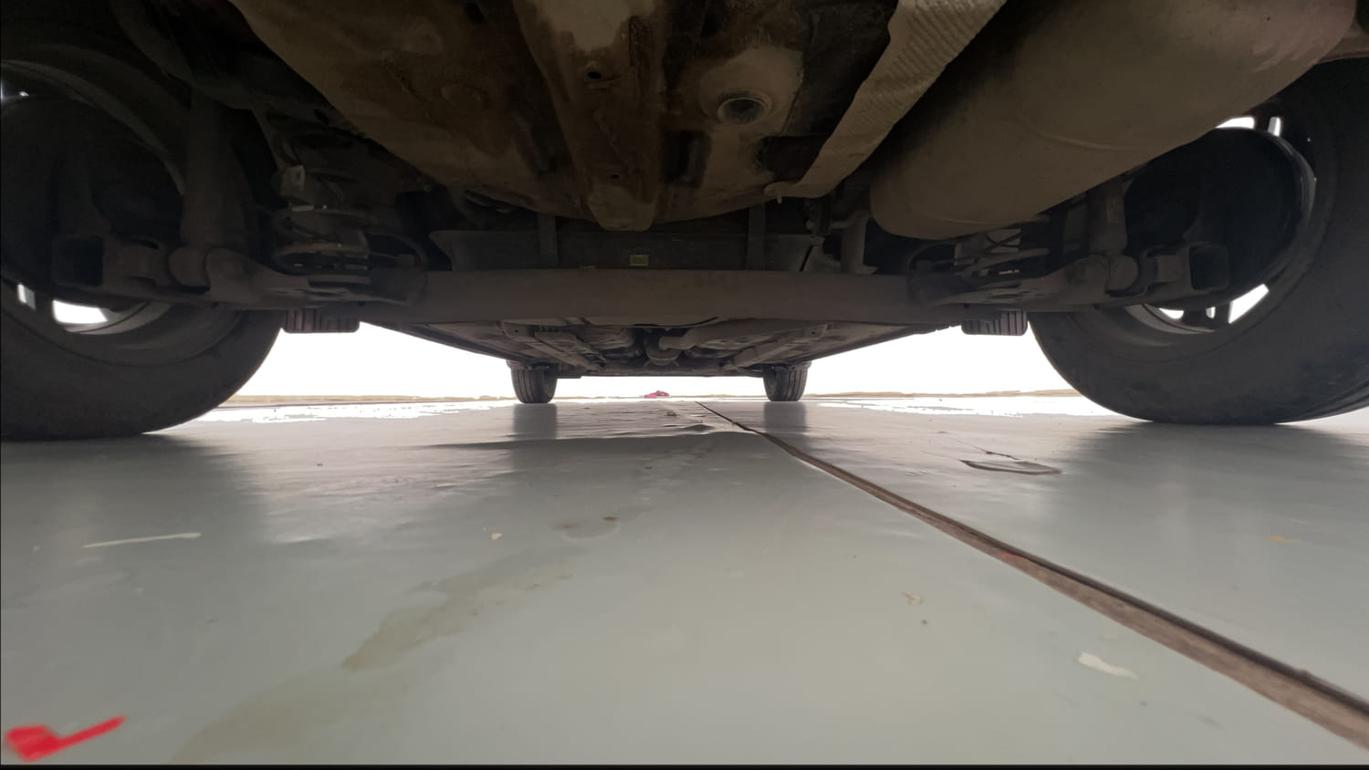 Used 2022 Hyundai Grand i10 Nios Sportz AMT 1.2 Kappa VTVT Petrol Automatic extra REAR UNDERBODY VIEW (TAKEN FROM REAR)