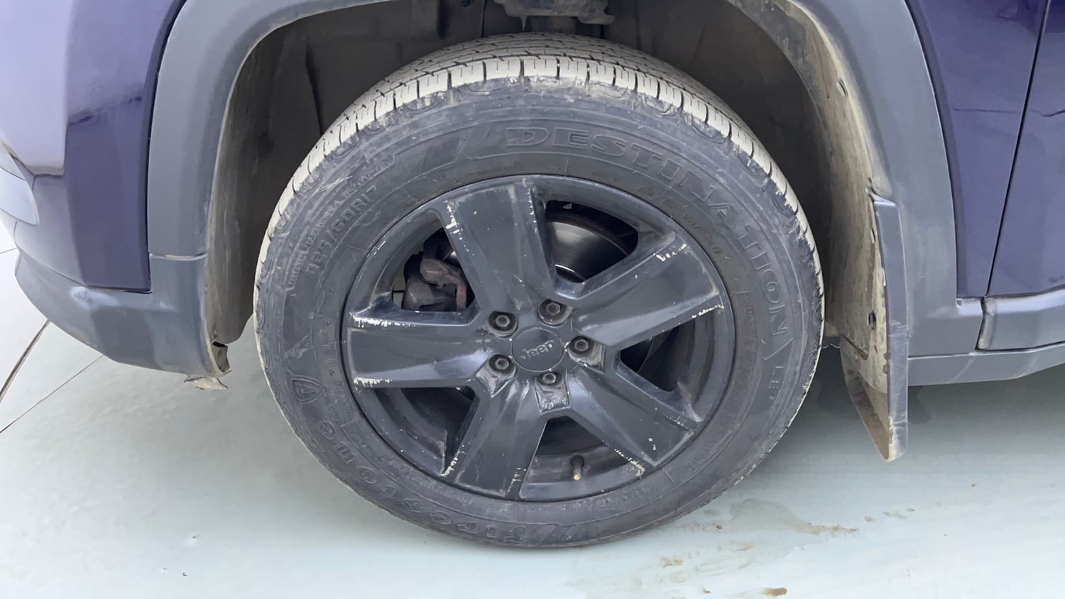 Used 2021 Jeep Compass Longitude (O) 2.0 Diesel Diesel Manual tyres LEFT FRONT TYRE RIM VIEW