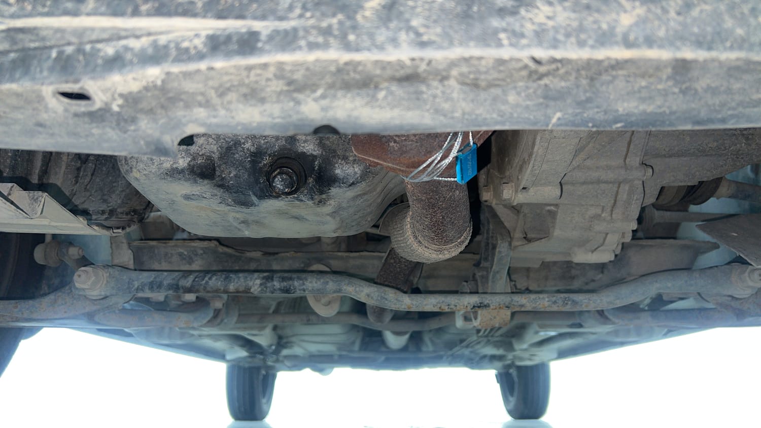 Used 2024 Tata Tiago XT Petrol Manual extra FRONT LEFT UNDERBODY VIEW