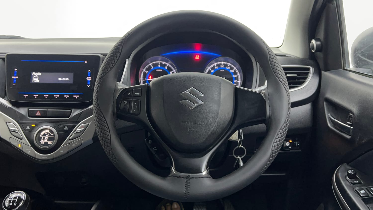 Used 2021 Maruti Suzuki Baleno Delta Petrol+CNG (Outside Fitted) Cng Manual interior STEERING VIEW