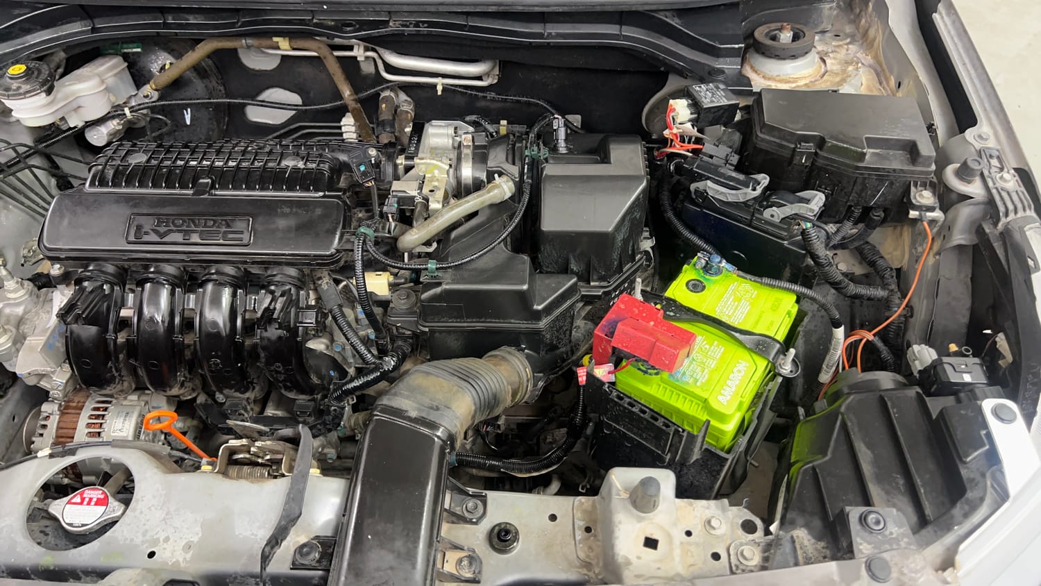 Used 2018 Honda Amaze 1.2 S CVT Petrol Petrol Automatic engine ENGINE LEFT SIDE VIEW