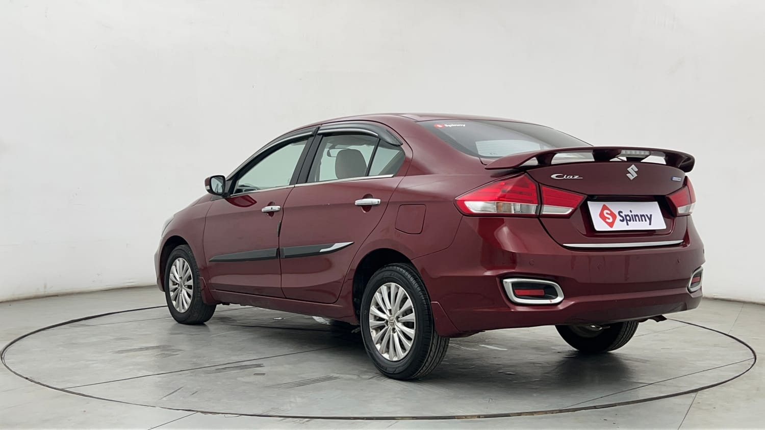 Used 2023 Maruti Suzuki Ciaz Zeta 1.5 Petrol Manual exterior LEFT REAR CORNER VIEW