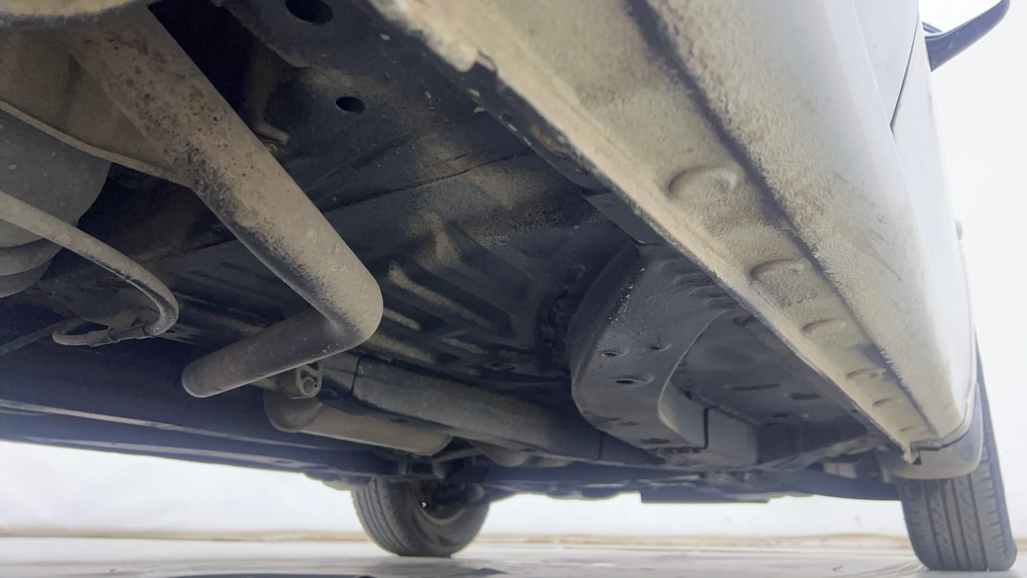 Used 2013 Honda Brio S MT Petrol Manual extra REAR RIGHT UNDERBODY VIEW