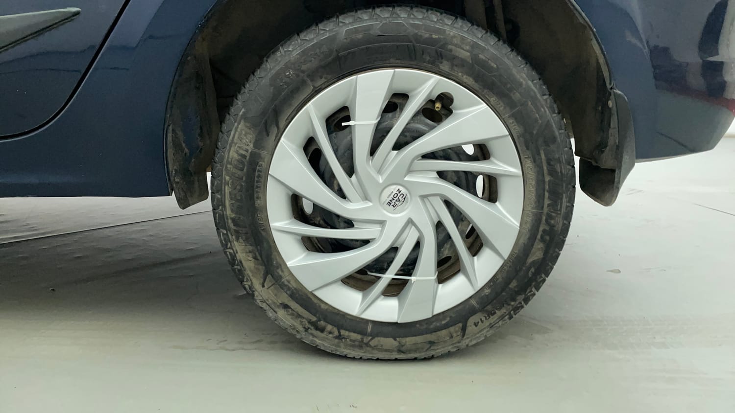 Used 2023 Tata Tigor XZ CNG Cng Manual tyres LEFT REAR TYRE RIM VIEW