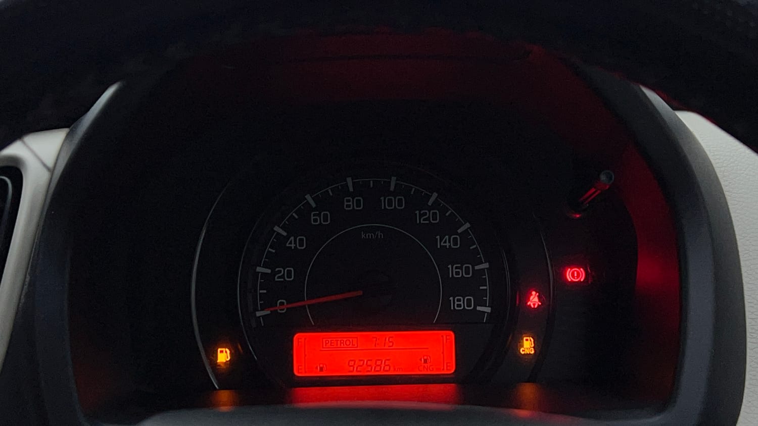 Used 2020 Maruti Suzuki Wagon R LXi 1.0 CNG Cng Manual interior CLUSTERMETER VIEW