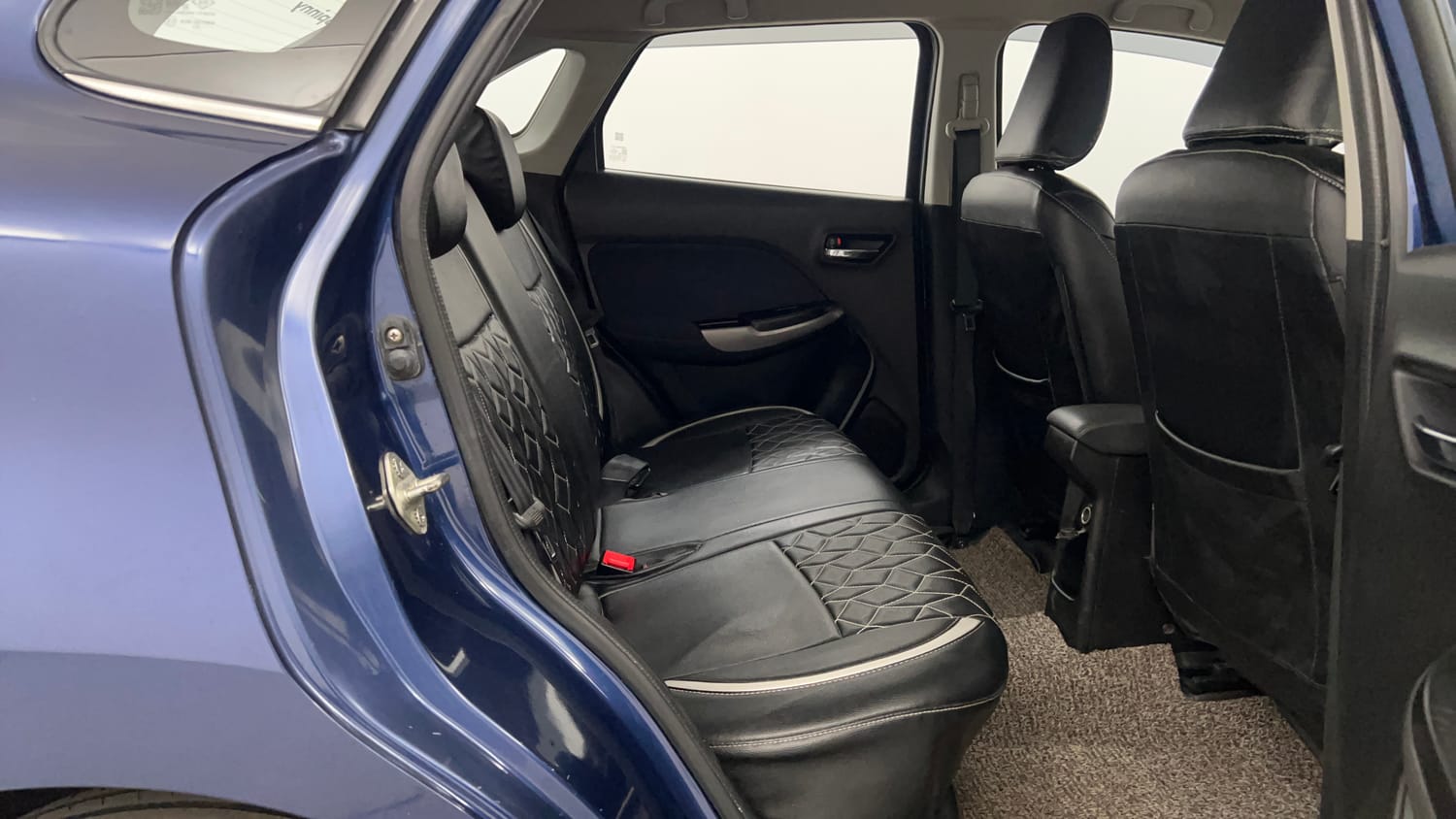 Used 2020 Maruti Suzuki Baleno Zeta Petrol Manual interior RIGHT SIDE REAR DOOR CABIN VIEW