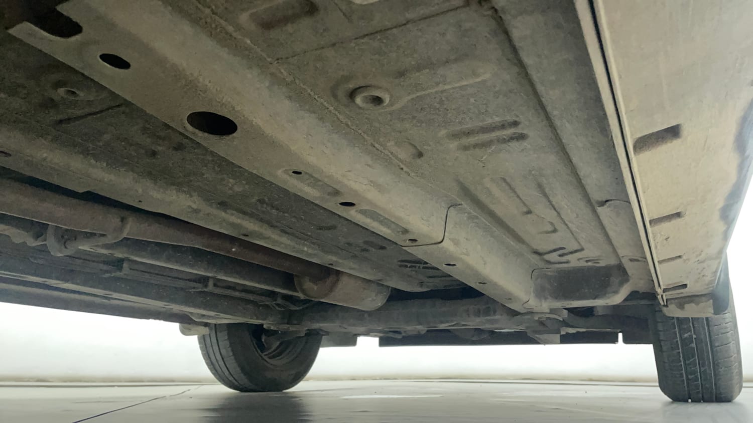 Used 2023 Tata Punch Accomplished AMT Petrol Automatic extra REAR RIGHT UNDERBODY VIEW
