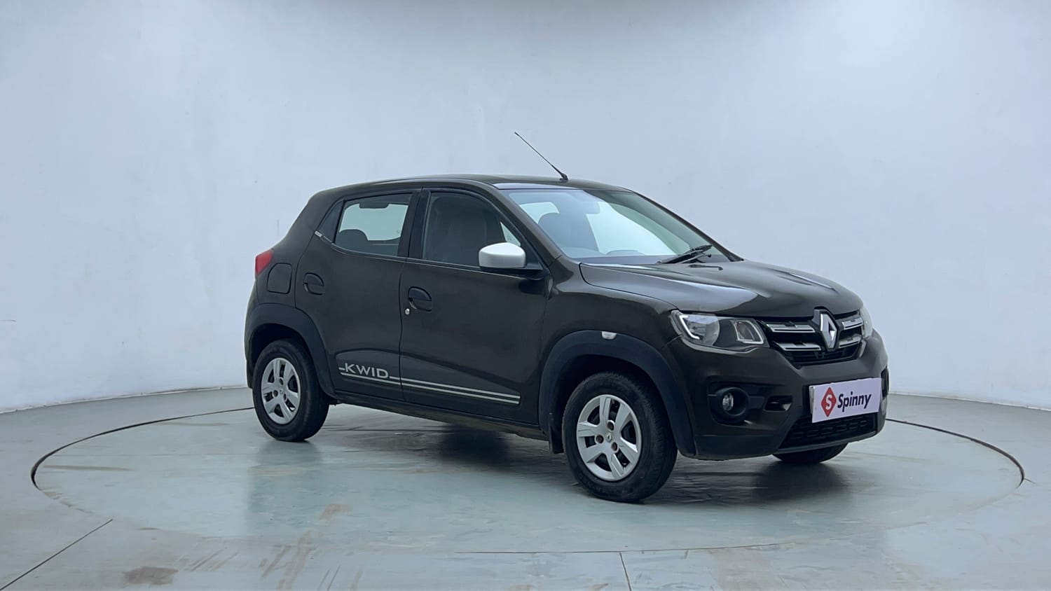 Used 2019 Renault Kwid 1.0 RXT AMT Opt Petrol Automatic exterior RIGHT FRONT CORNER VIEW