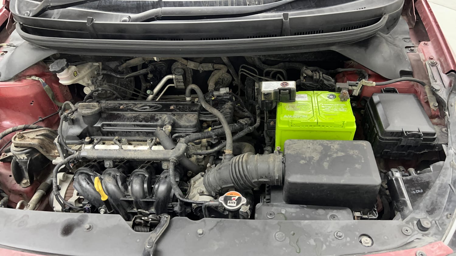 Used 2015 Hyundai Elite i20 Sportz 1.2 Petrol Manual engine ENGINE LEFT SIDE VIEW