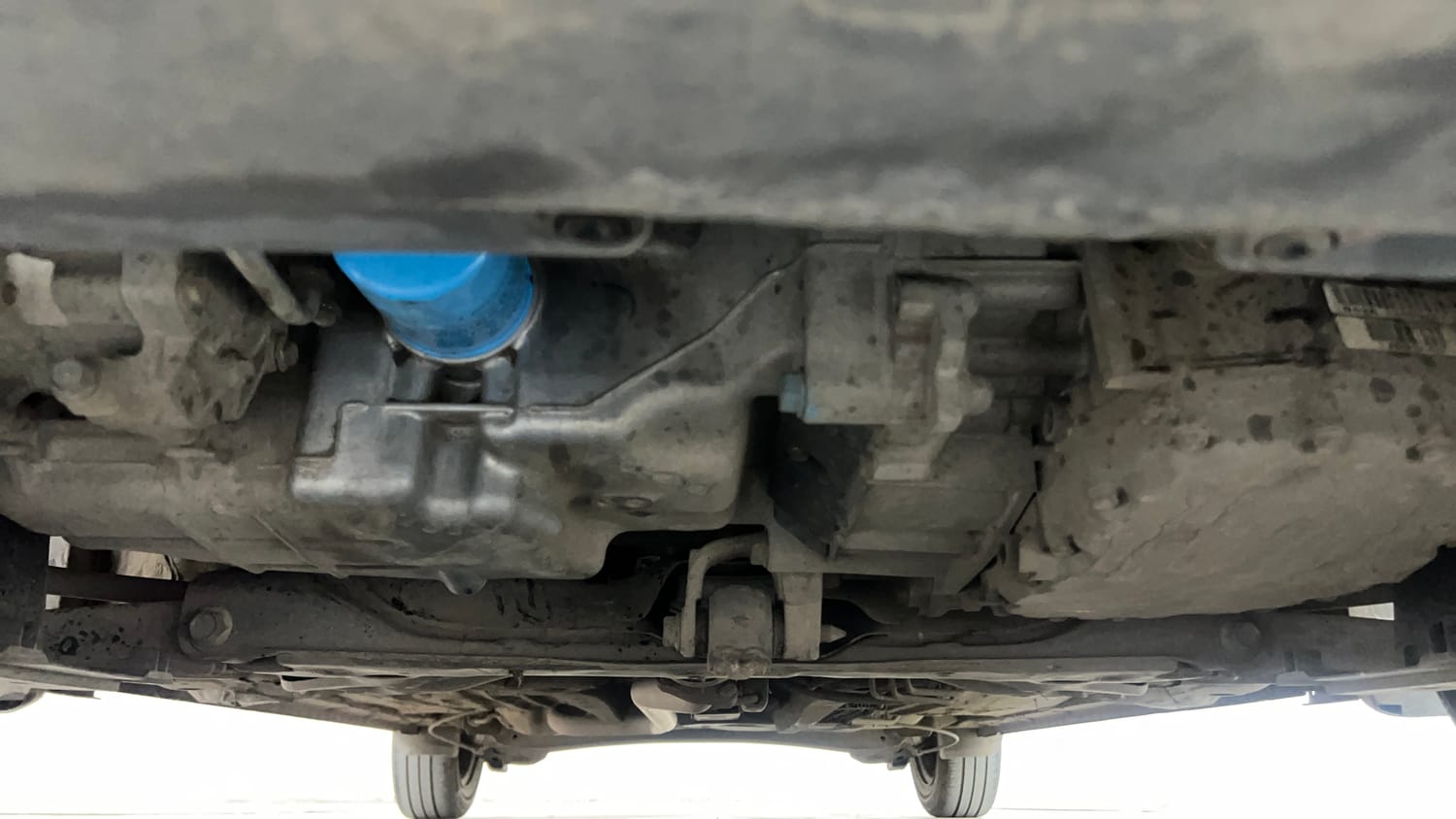 Used 2018 Honda Amaze 1.2 S CVT Petrol Petrol Automatic extra FRONT LEFT UNDERBODY VIEW