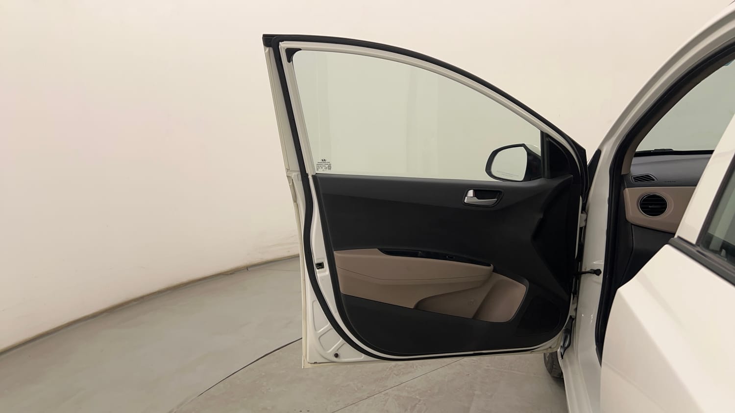 Used 2017 Hyundai Grand i10 Sportz (O) AT 1.2 Kappa VTVT Petrol Automatic interior LEFT FRONT DOOR OPEN VIEW