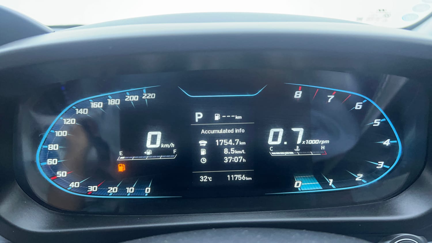 Used 2024 Hyundai New i20 Asta (O) 1.2 IVT Petrol Automatic interior CLUSTERMETER VIEW